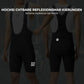 ROCKBROS Cuissard court homme rembourré avec bretelles, short de cyclisme court avec réflecteurs été