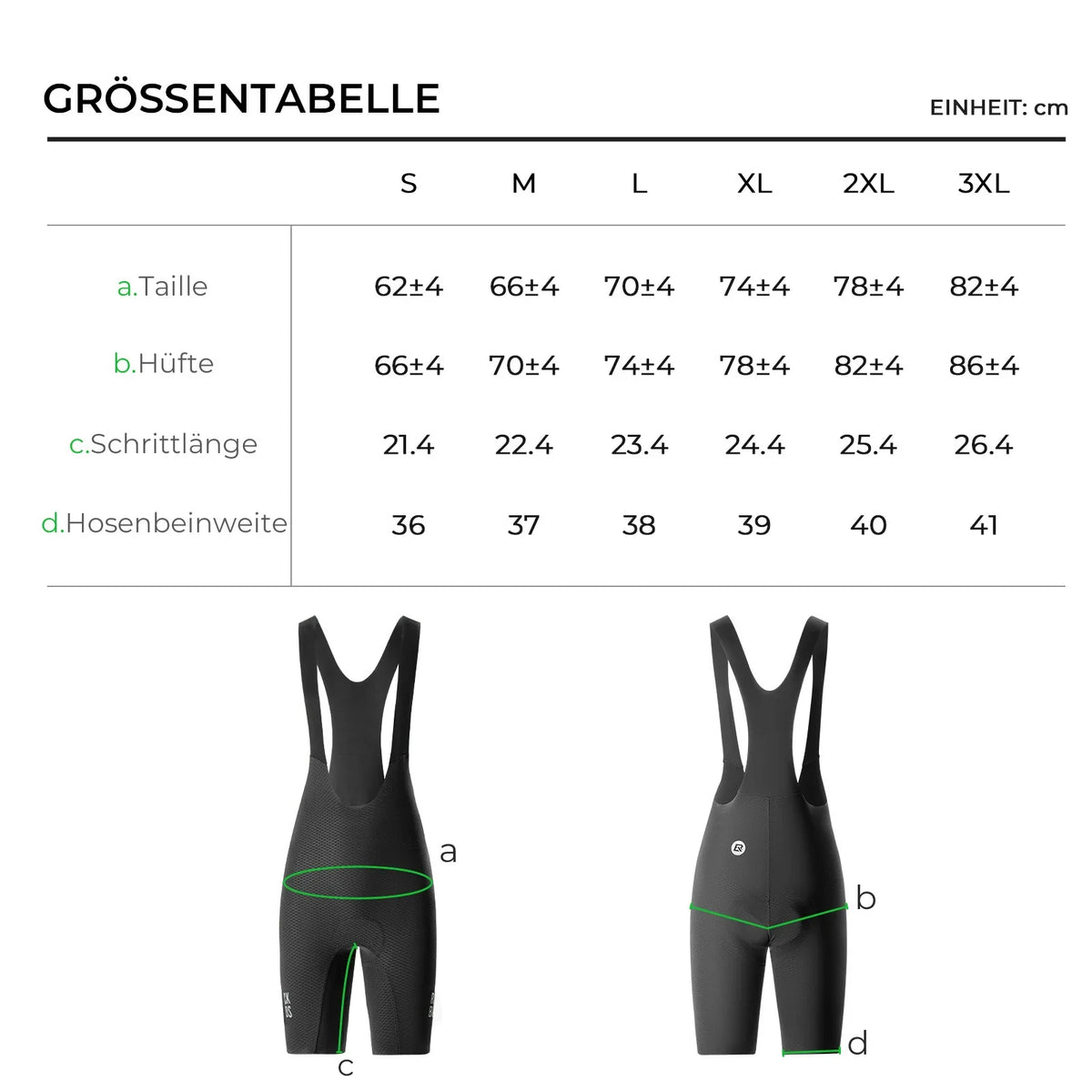 ROCKBROS Cuissard court homme rembourré avec bretelles, short de cyclisme court avec réflecteurs été