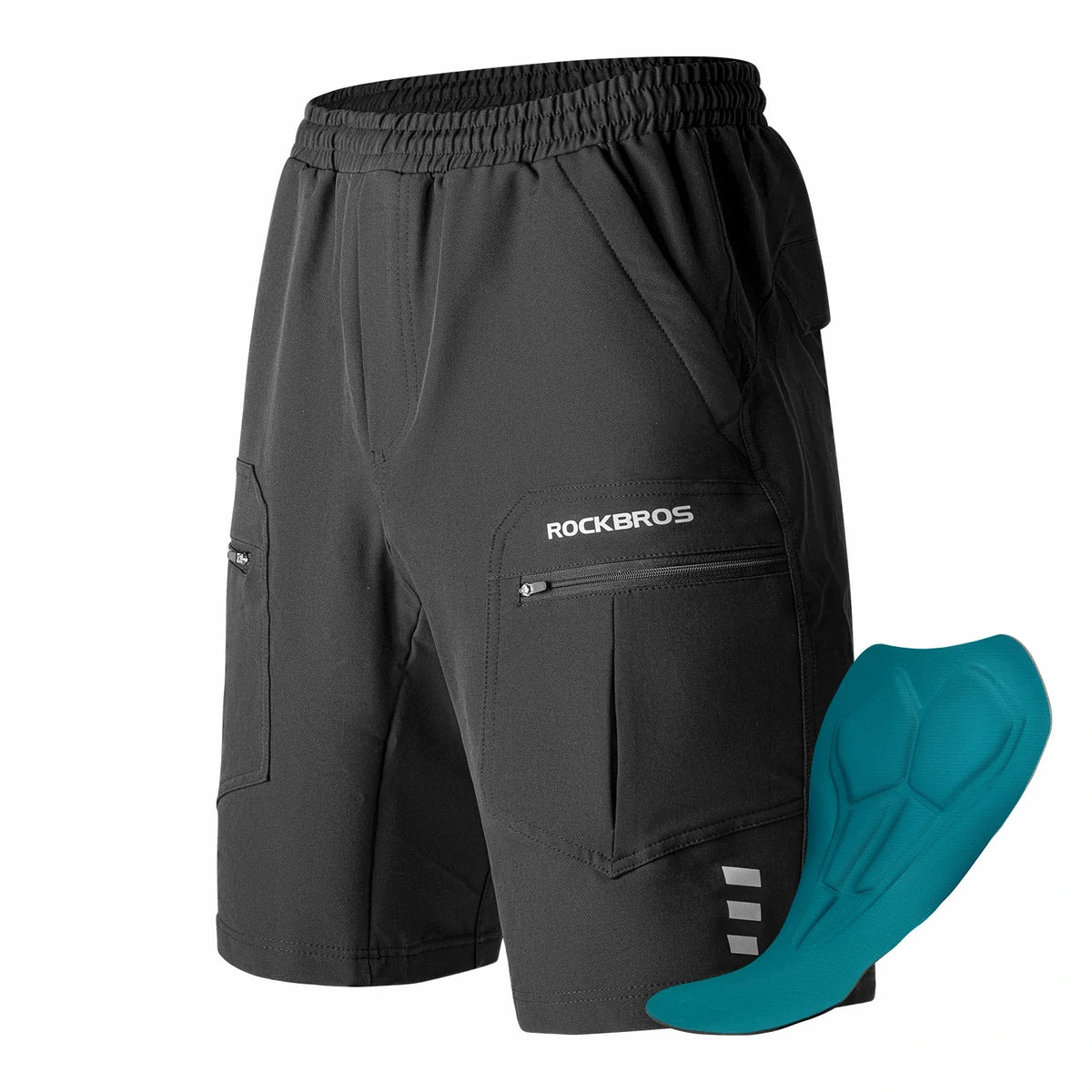 ROCKBROS Culotte de cyclisme Homme Rembourrée avec Sellette 4D