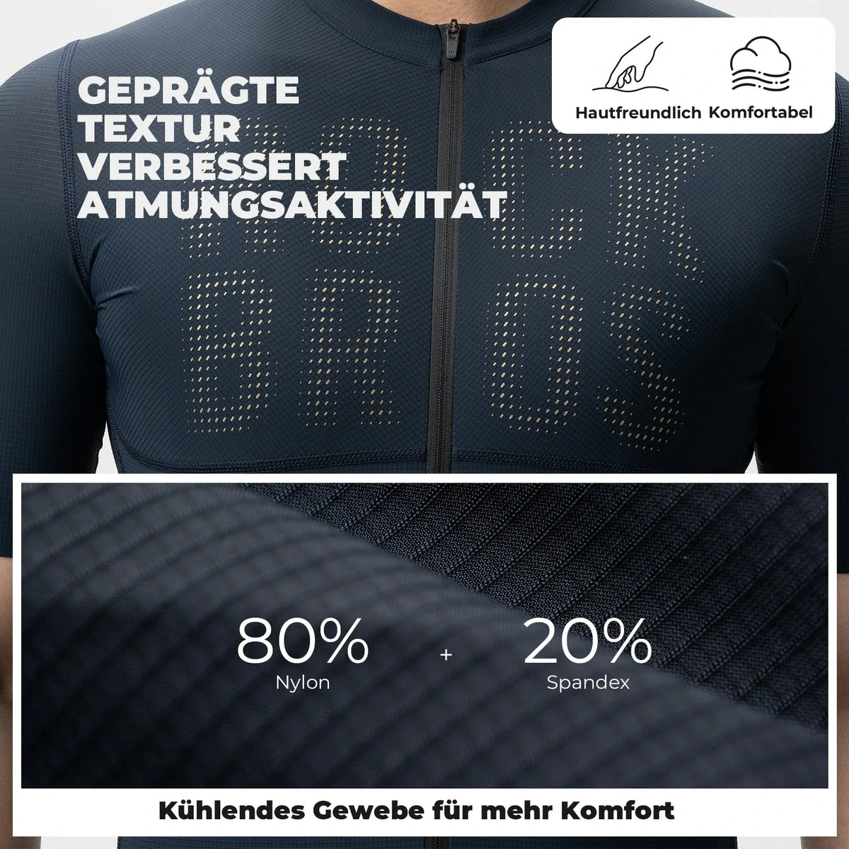 ROCKBROS Maillot de cyclisme manches courtes homme, maillot de vélo de route respirant à séchage rapide