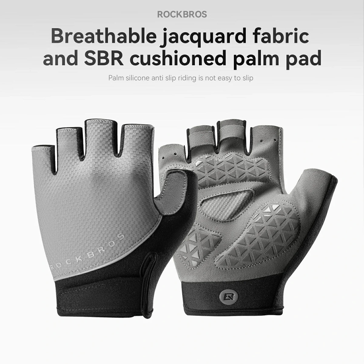 ROCKBROS S424 Gants de vélo mi-doigts