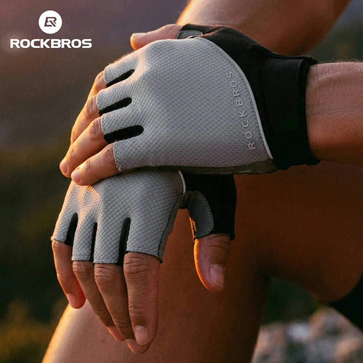 ROCKBROS S424 Gants de vélo mi-doigts