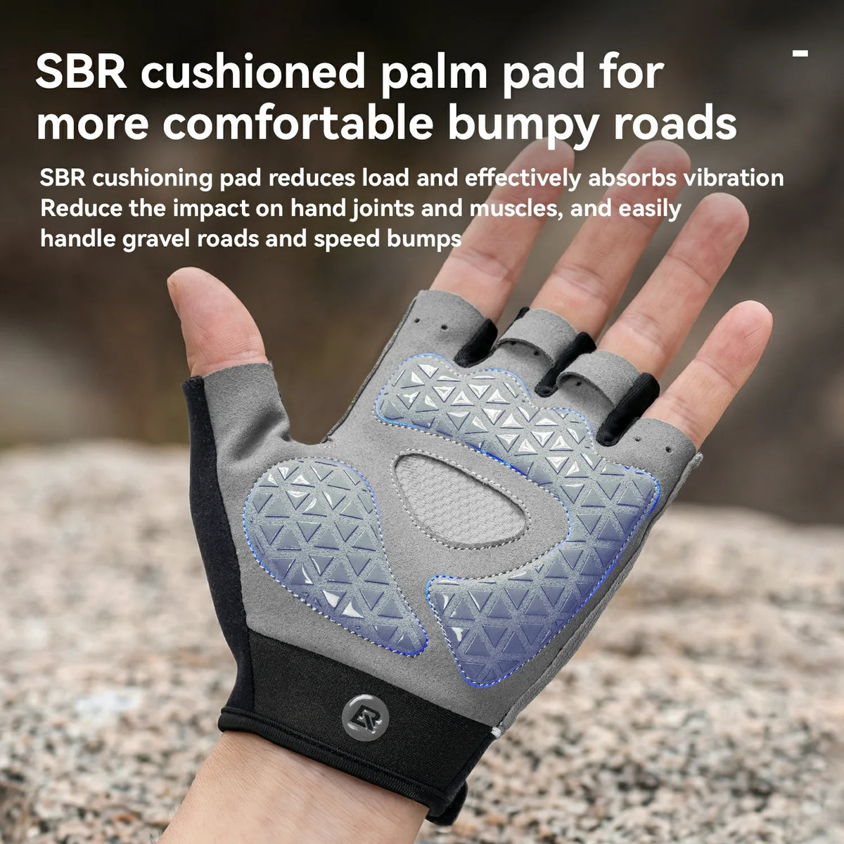 ROCKBROS S424 Gants de vélo mi-doigts