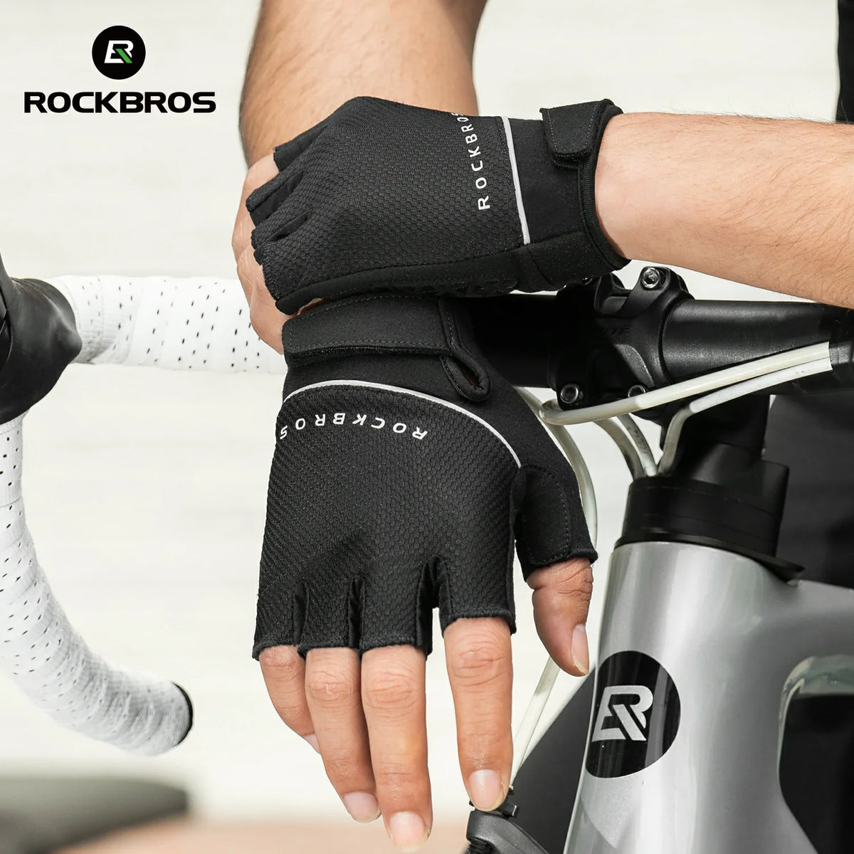 ROCKBROS S424 Gants de vélo mi-doigts