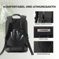 ROCKBROS Sac solaire Sac à dos solaire 20L avec panneau flexible amovible 10V 14W