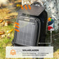 ROCKBROS Sac solaire Sac à dos solaire 20L avec panneau flexible amovible 10V 14W