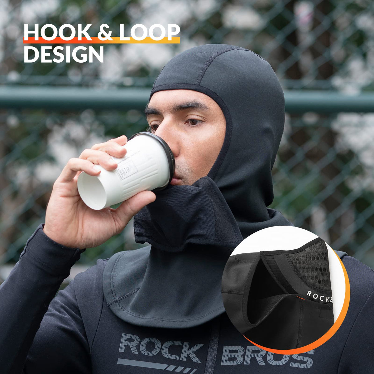 ROCKBROS Cagoule d'hiver Balaclava 54-63cm