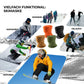 ROCKBROS Écharpe tubulaire hiver en polaire, Cache-cou multifonction coupe-vent