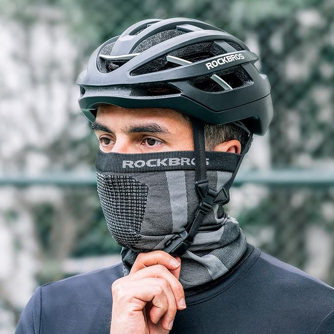 ROCKBROS Cagoule d'hiver Masque de ski & Tube multifonction