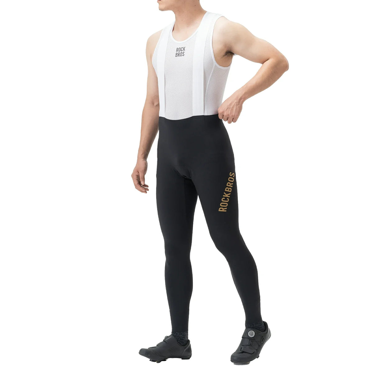 ROCKBROS Cuissard à Bretelles Homme Rembourré, Respirant Séchage Rapide
