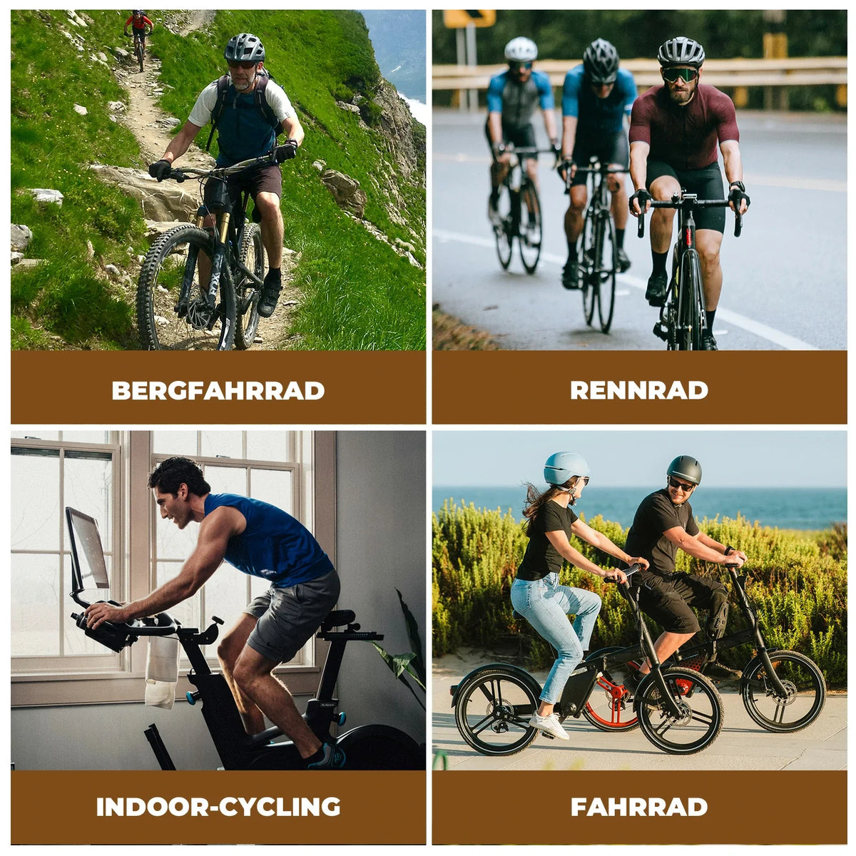 ROCKBROS Cuissard à Bretelles Homme Rembourré, Respirant Séchage Rapide