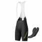 ROCKBROS Cuissard à bretelles de cyclisme avec coussin de selle pour homme, sans couture respirant