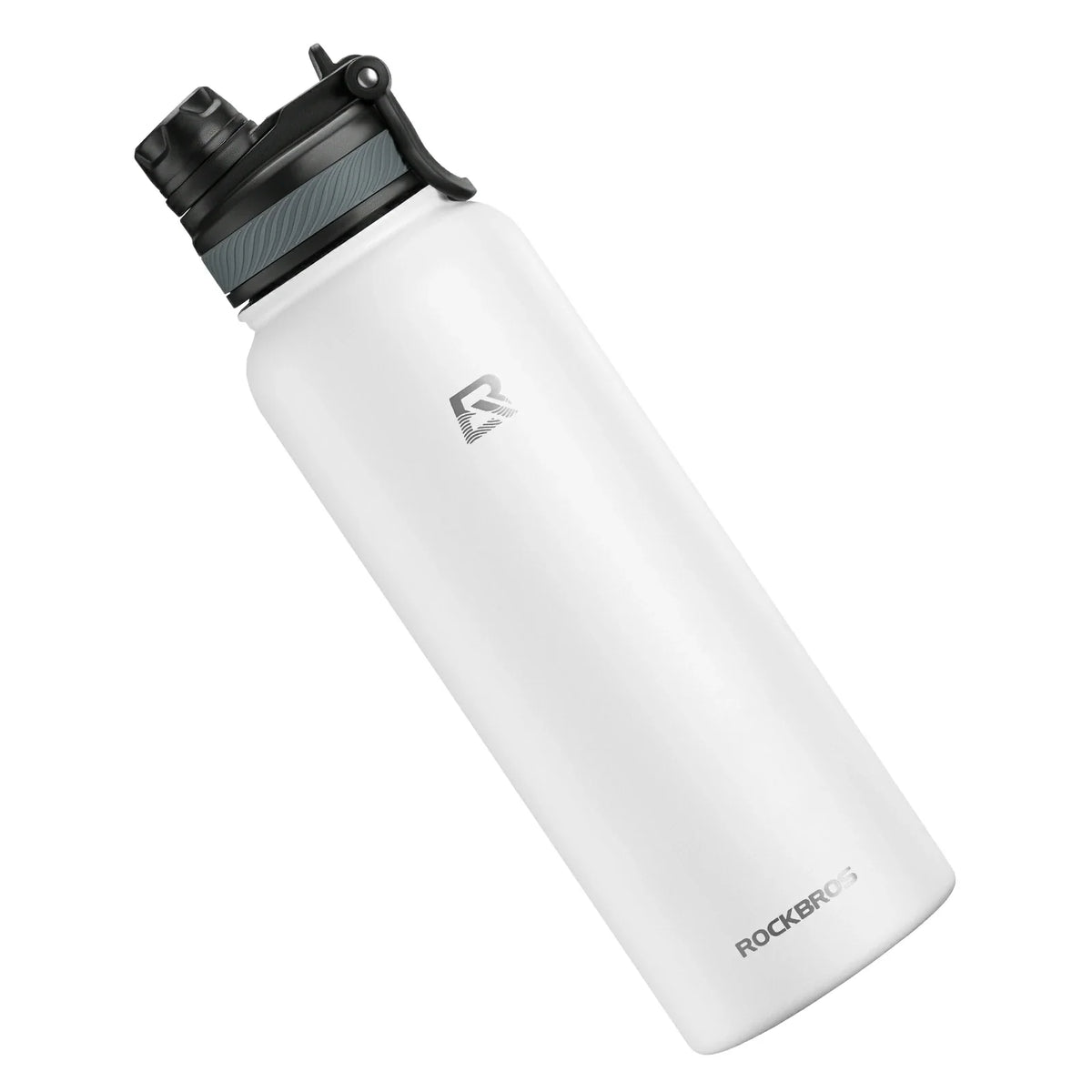 ROCKBROS Gourde en acier inoxydable 550ml/650ml/1000ml/1200ml bouteille isotherme sans BPA gourde de vélo