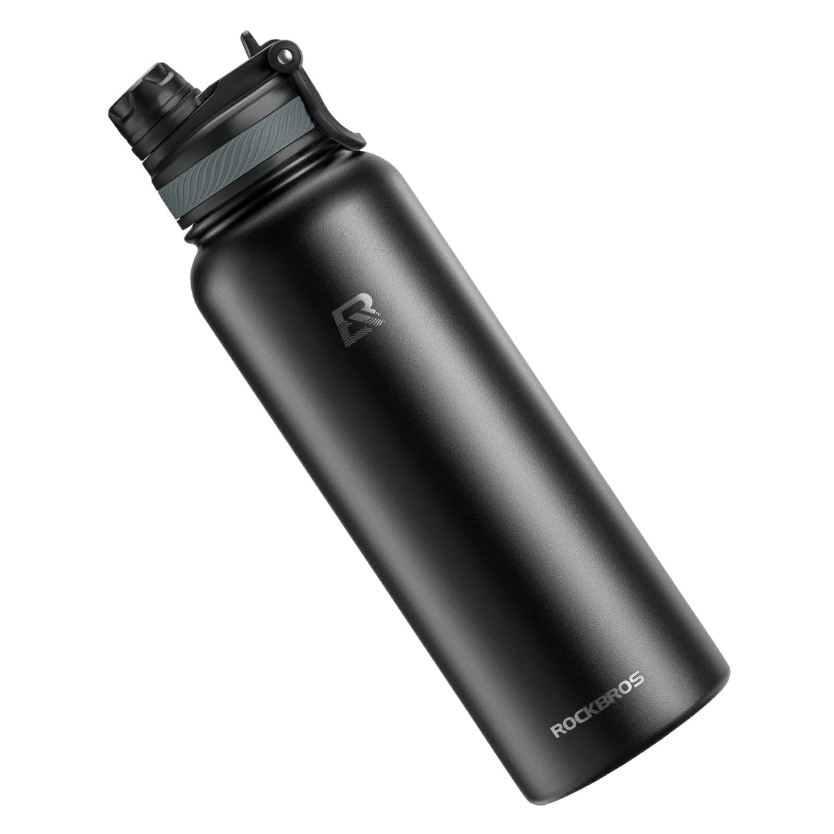 ROCKBROS Gourde en acier inoxydable 550ml/650ml/1000ml/1200ml bouteille isotherme sans BPA gourde de vélo