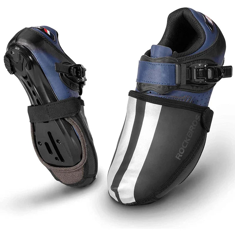 ROCKBROS Sur-chaussures Vélo Imperméables Couvre-chaussures Coupe-vent Réfléchissantes