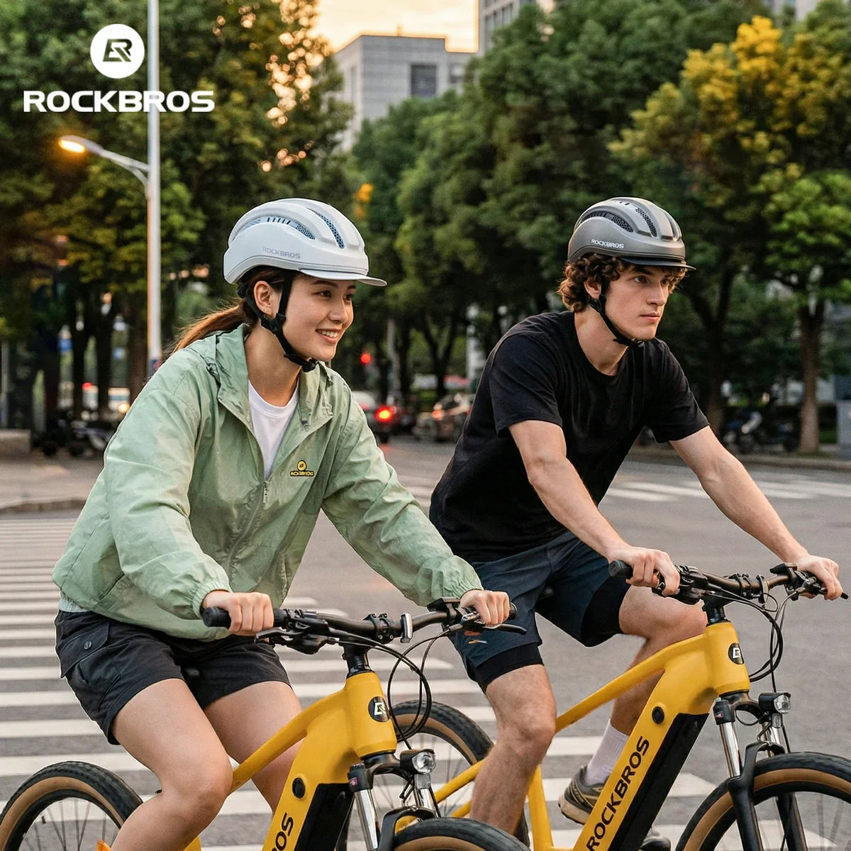 ROCKBROS Urban Cycling Casque de vélo léger