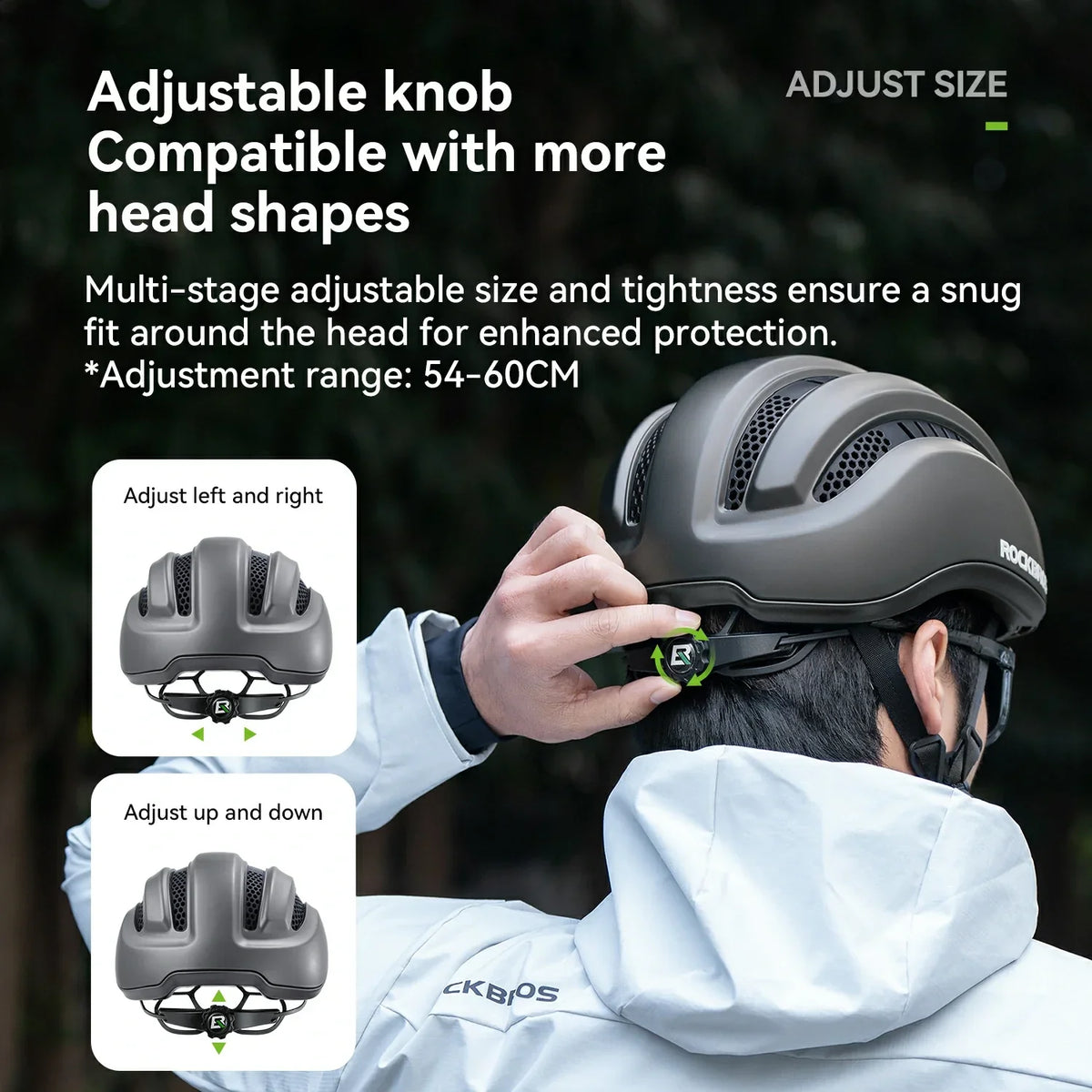 ROCKBROS Urban Cycling Casque de vélo léger