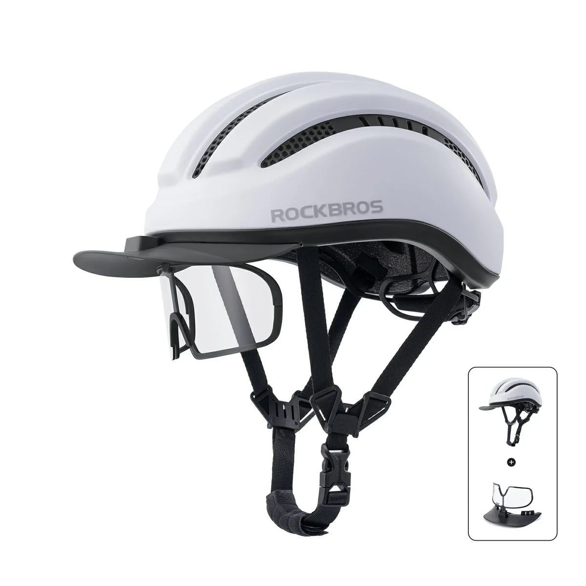 ROCKBROS Urban Cycling Casque de vélo léger