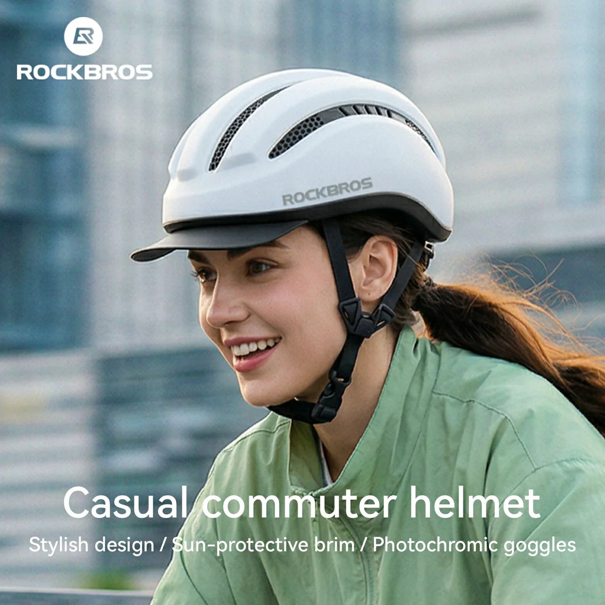 ROCKBROS Urban Cycling Casque de vélo léger