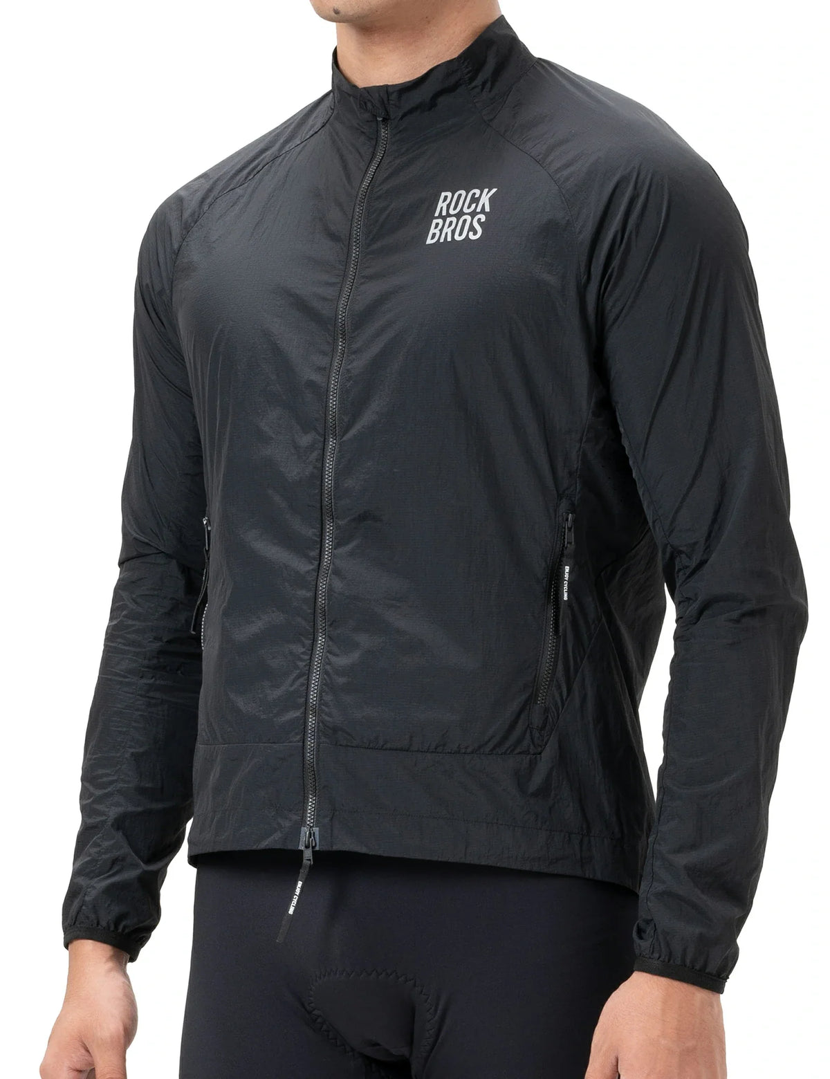 ROCKBROS Veste de cyclisme coupe-vent, légère et respirante, séchage rapide, pliable