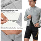 ROCKBROS Veste de cyclisme coupe-vent, légère et respirante, séchage rapide, pliable