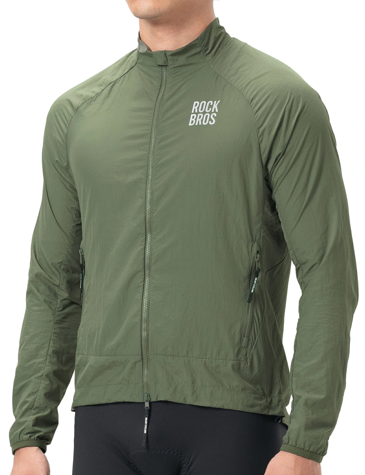 ROCKBROS Veste de cyclisme coupe-vent, légère et respirante, séchage rapide, pliable