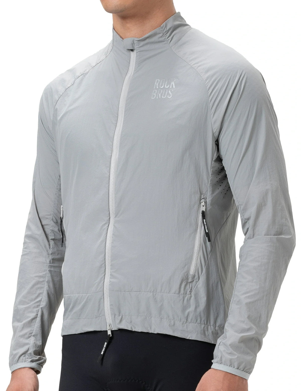 ROCKBROS Veste de cyclisme coupe-vent, légère et respirante, séchage rapide, pliable