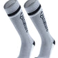 Qunature 1 paire de chaussettes de ski, chaussettes de ski unisexes pour ski, snowboard, sports d'hiver