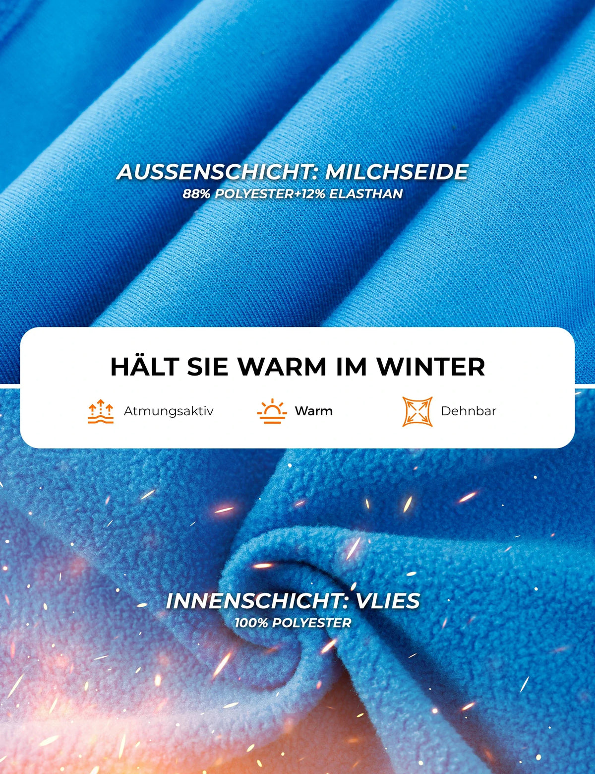 ROCKBROS Bonnet thermique réversible (2-en-1) bonnet d'hiver avec protection des oreilles