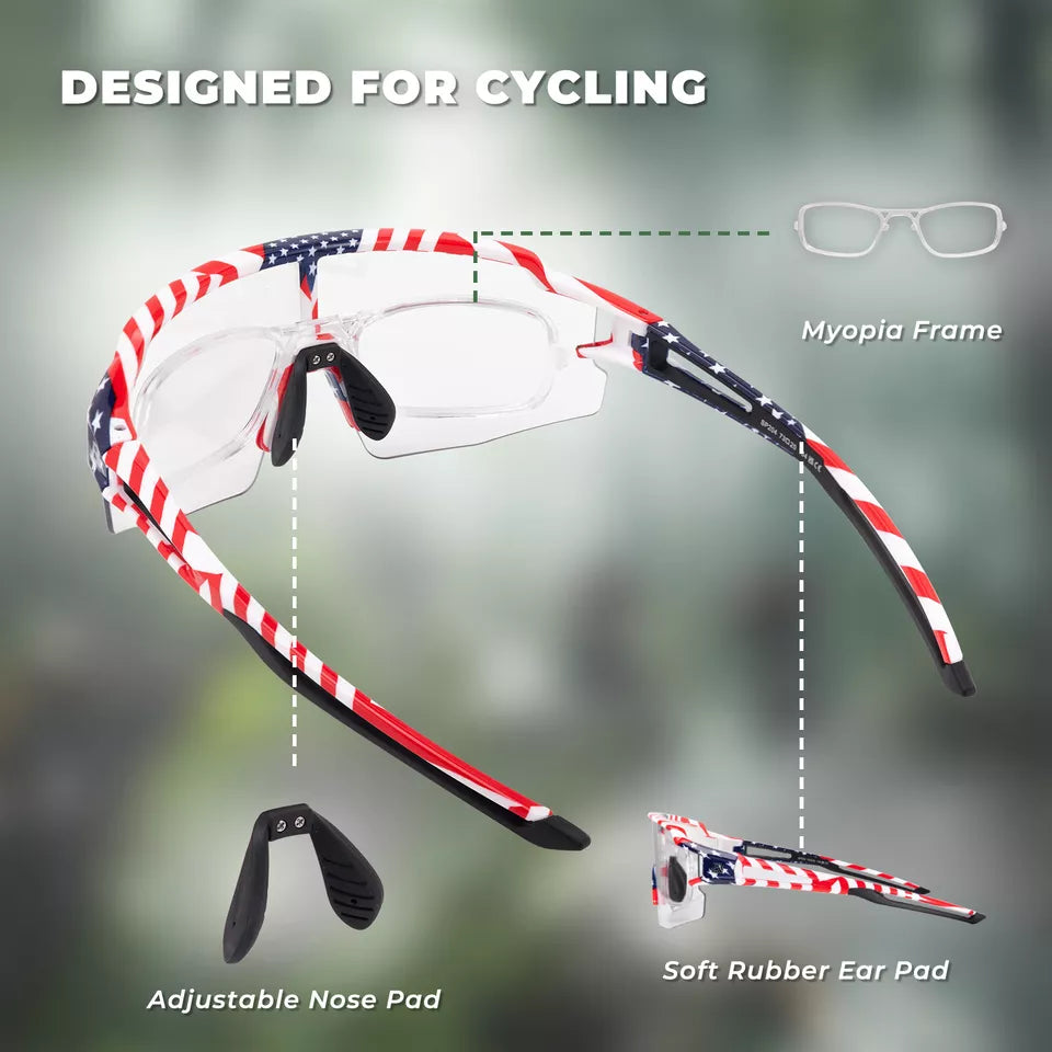 ROCKBROS lunettes de soleil polarisées/photochromiques lunettes de cyclisme vélo UV400 unisexe