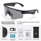 ROCKBROS lunettes Bluetooth électroniques vélo moto voiture course en plein air TAC