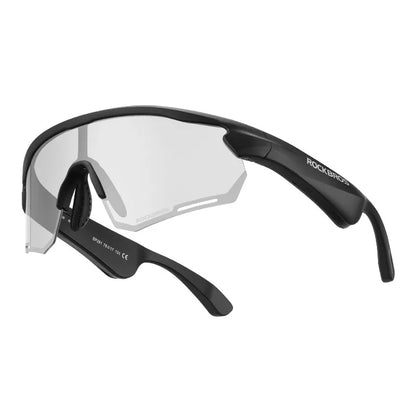 ROCKBROS lunettes Bluetooth électroniques vélo moto voiture course en plein air TAC