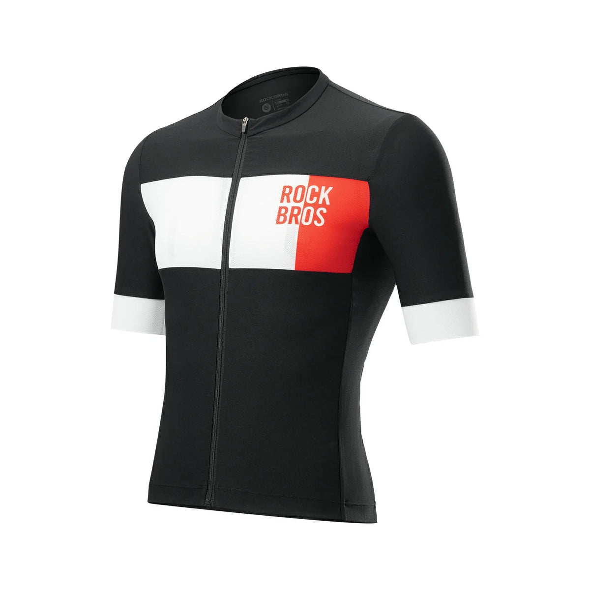 Maillot de cyclisme manches courtes ROCKBROS pour homme au design colorblock
