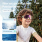 ROCKBROS Lunettes de soleil pour enfant vélo - Polarisées/Photochromiques avec protection UV400
