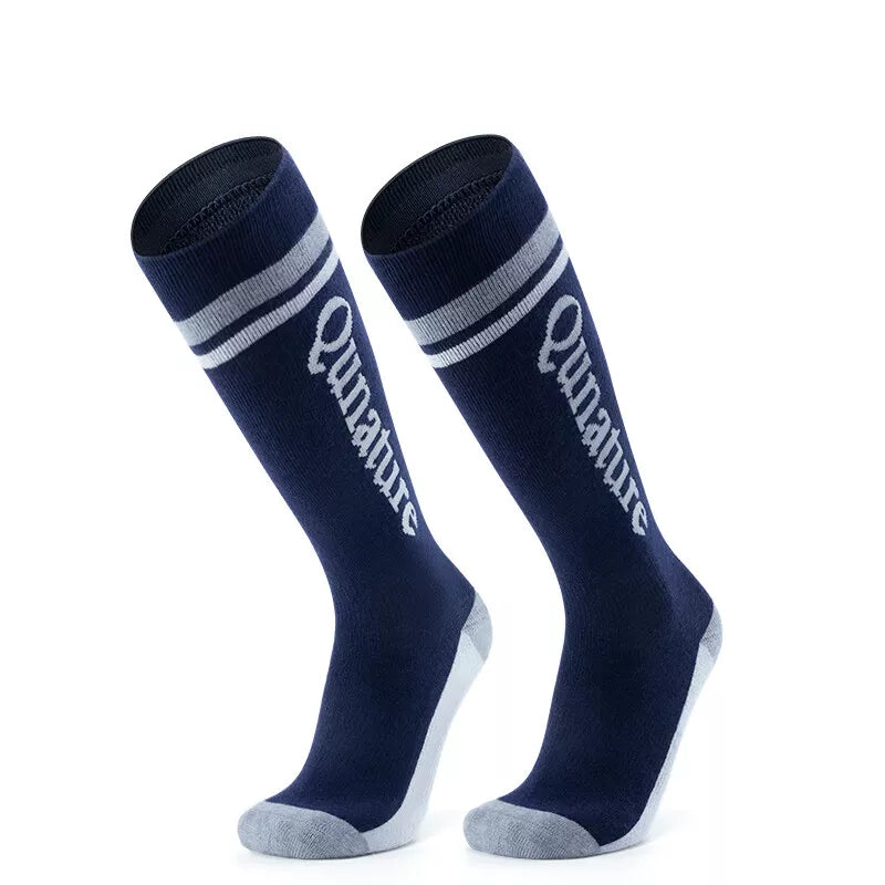 Qunature chaussettes de ski chaussettes d'hiver pour enfants/garçons chaussettes de ski avec laine 1 paire