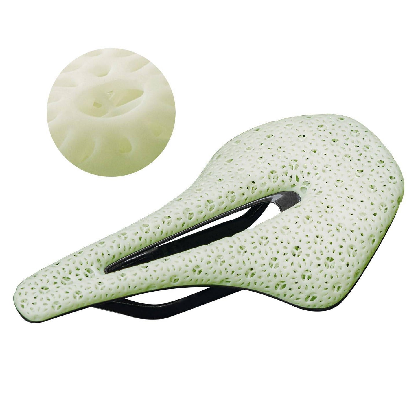 Selle de vélo de route en carbone imprimée en 3D, ultralégère, amortissante, ergonomique, ROCKBROS