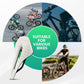 Selle de vélo de route en carbone imprimée en 3D, ultralégère, amortissante, ergonomique, ROCKBROS