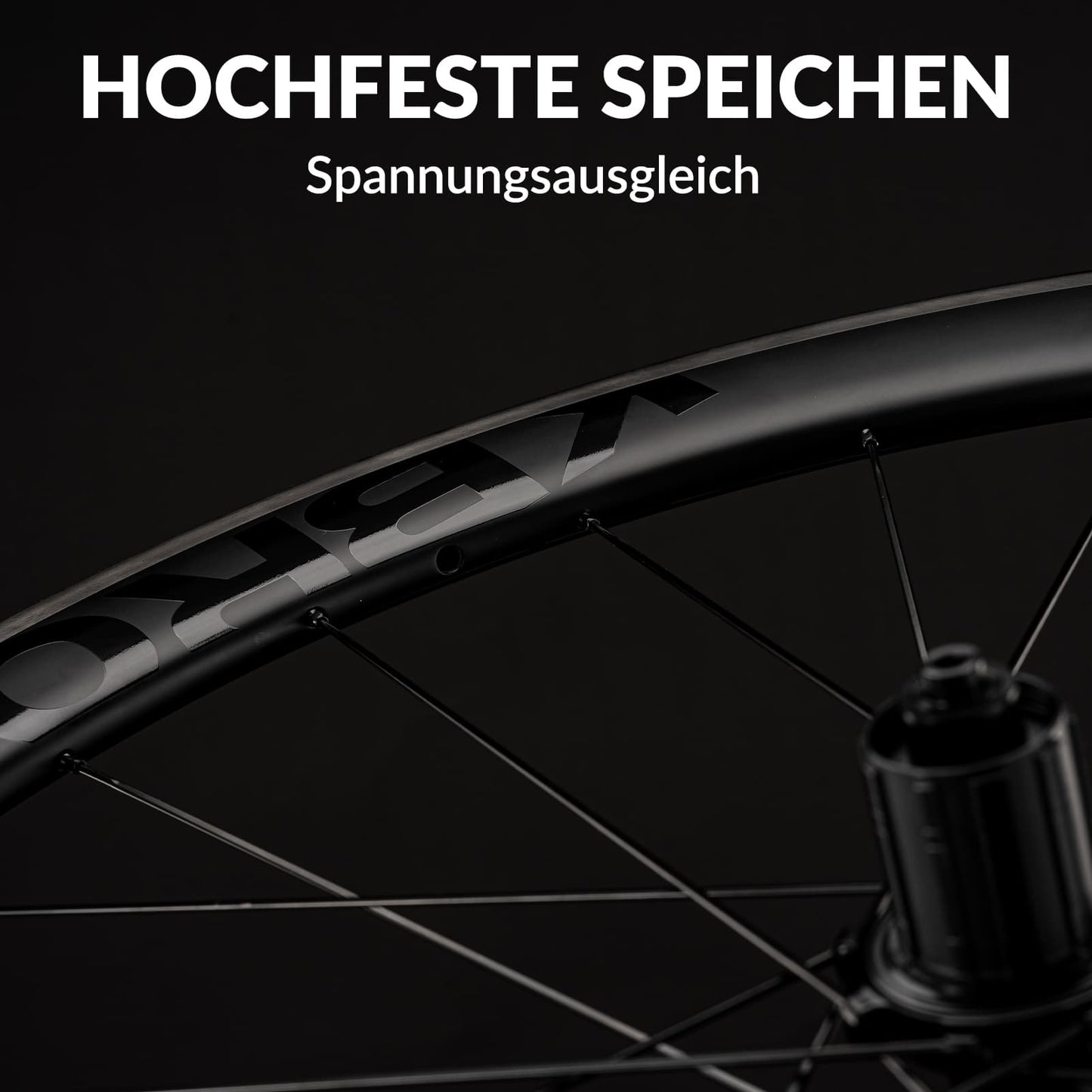 Roues en carbone 700C, axe traversant de 38 mm pour freins à disque, pour vélo de route ROCKBROS