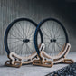 Roues en carbone 700C, axe traversant de 38 mm pour freins à disque, pour vélo de route ROCKBROS