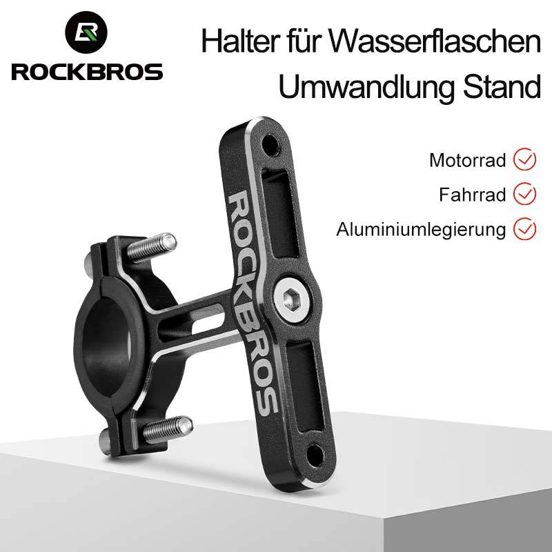 Adaptateur porte-bouteille universel en aluminium pour vélos et motos ROCKBROS