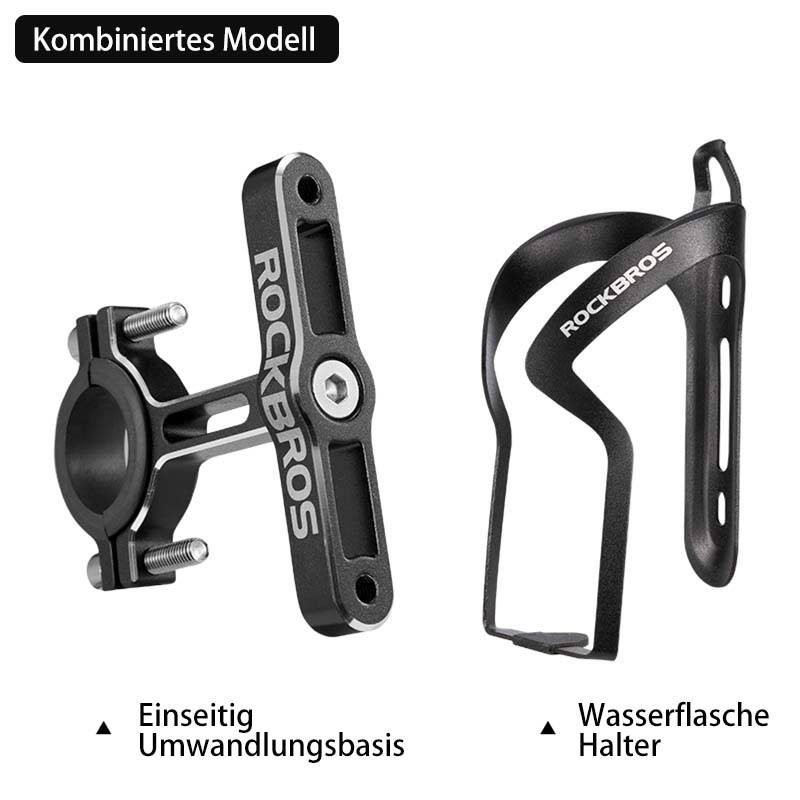 Adaptateur porte-bouteille universel en aluminium pour vélos et motos ROCKBROS
