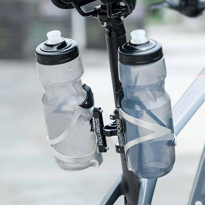 Adaptateur porte-bouteille universel en aluminium pour vélos et motos ROCKBROS