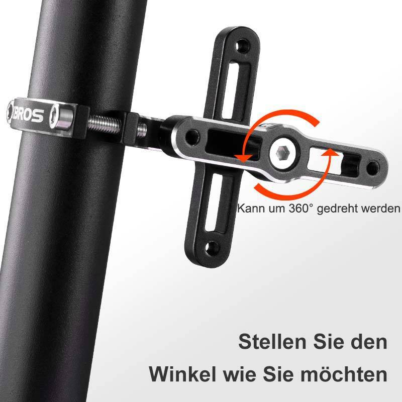 Adaptateur porte-bouteille universel en aluminium pour vélos et motos ROCKBROS