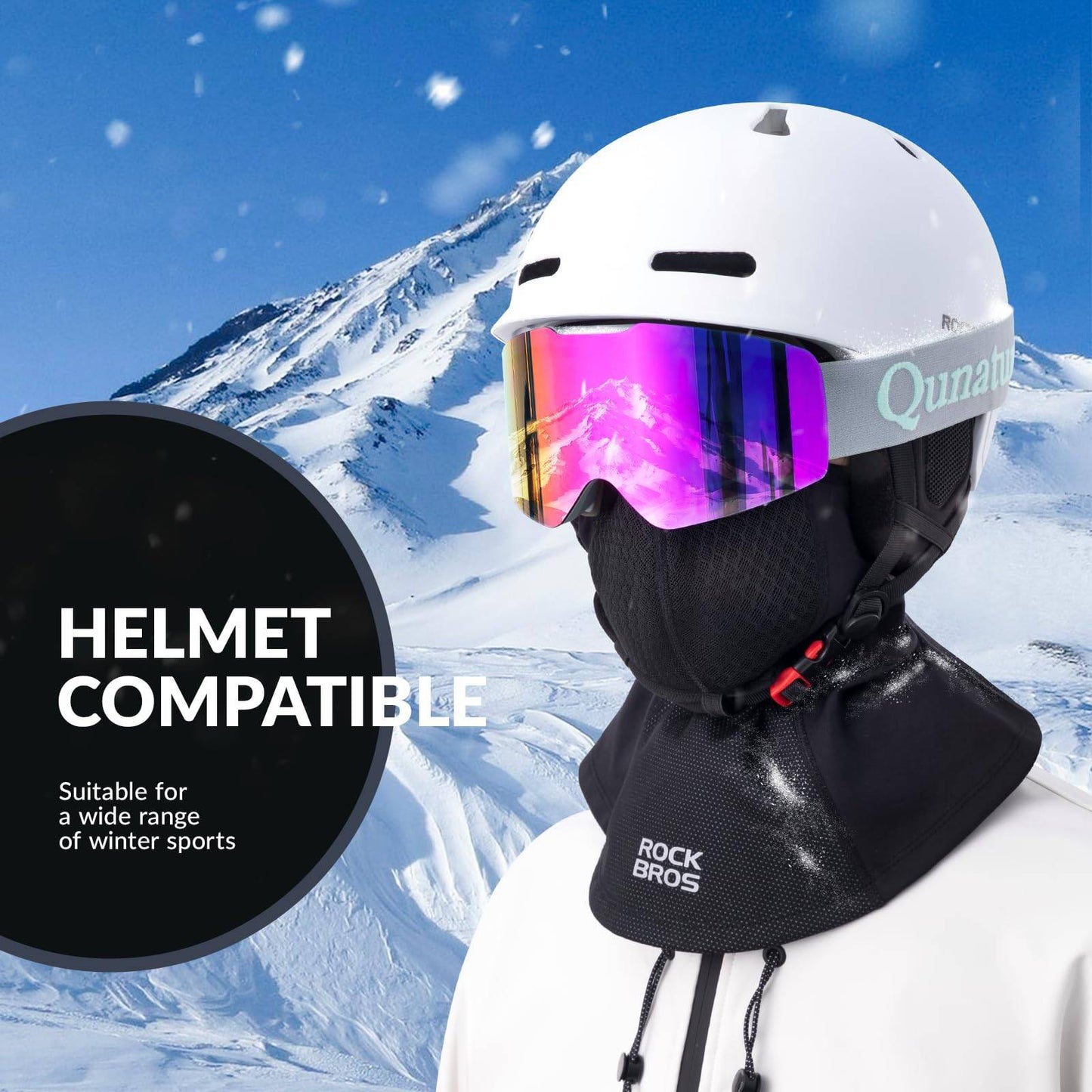 Cagoule Automne Hiver Masque de ski Respirant ROCKBROS