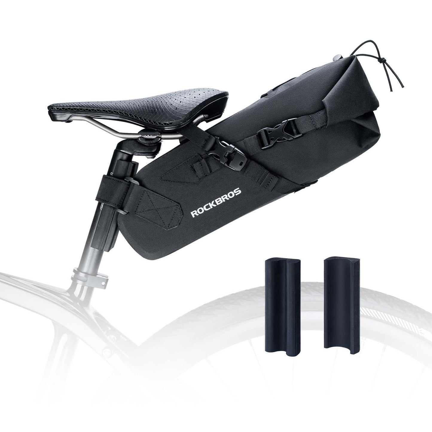 Sacoche de selle bikepacking 3 litres 100 % étanche en tissu TPU ROCKBROS