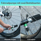 Pompe à vélo CO2 110 PSI mini pompe en aluminium noir ROCKBROS