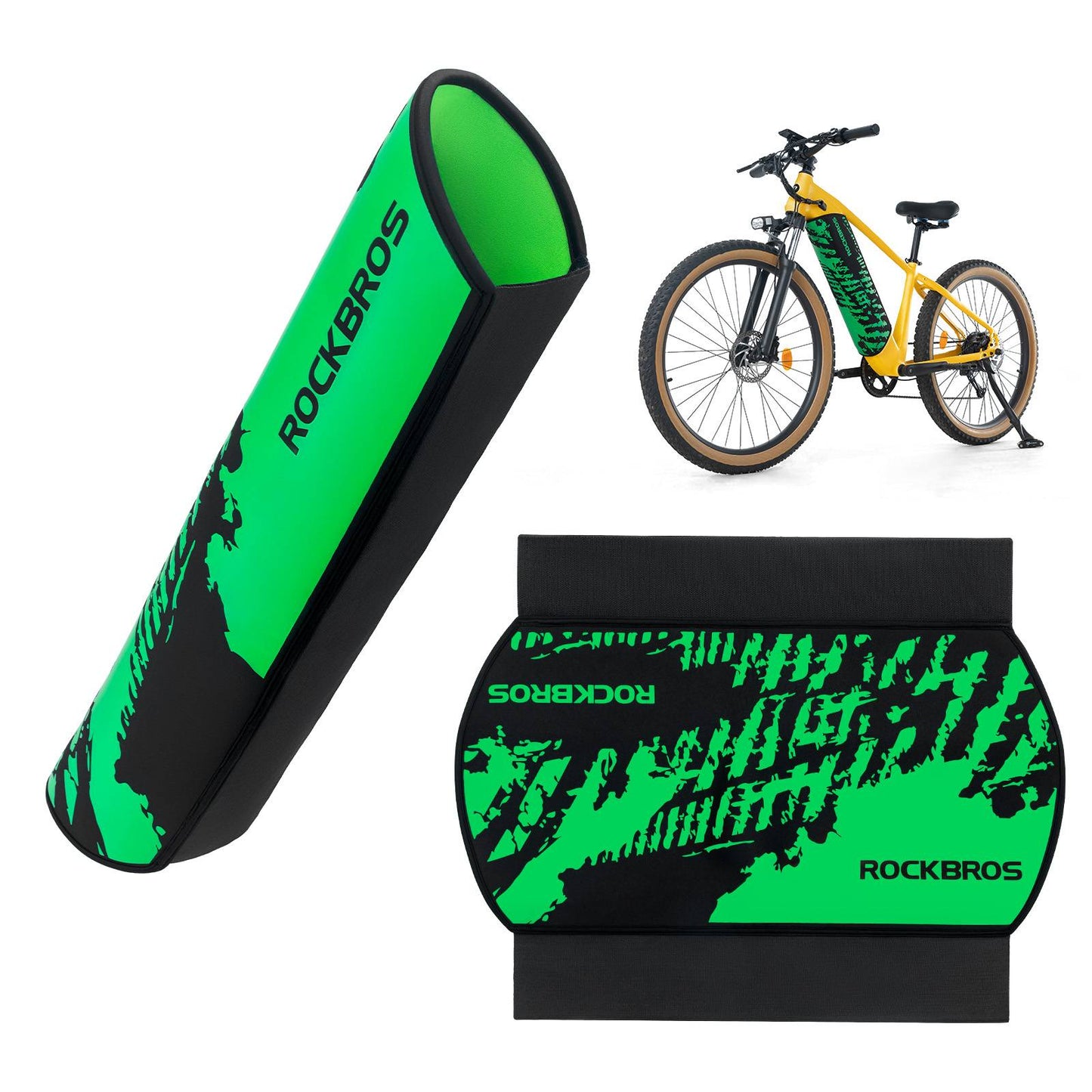 Protection de peinture pour batterie de vélo électrique intégrée au cadre, protection contre le froid, ROCKBROS