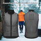 Gilet chauffant électrique ROCKBROS avec 3 réglages de température pour hommes/femmes