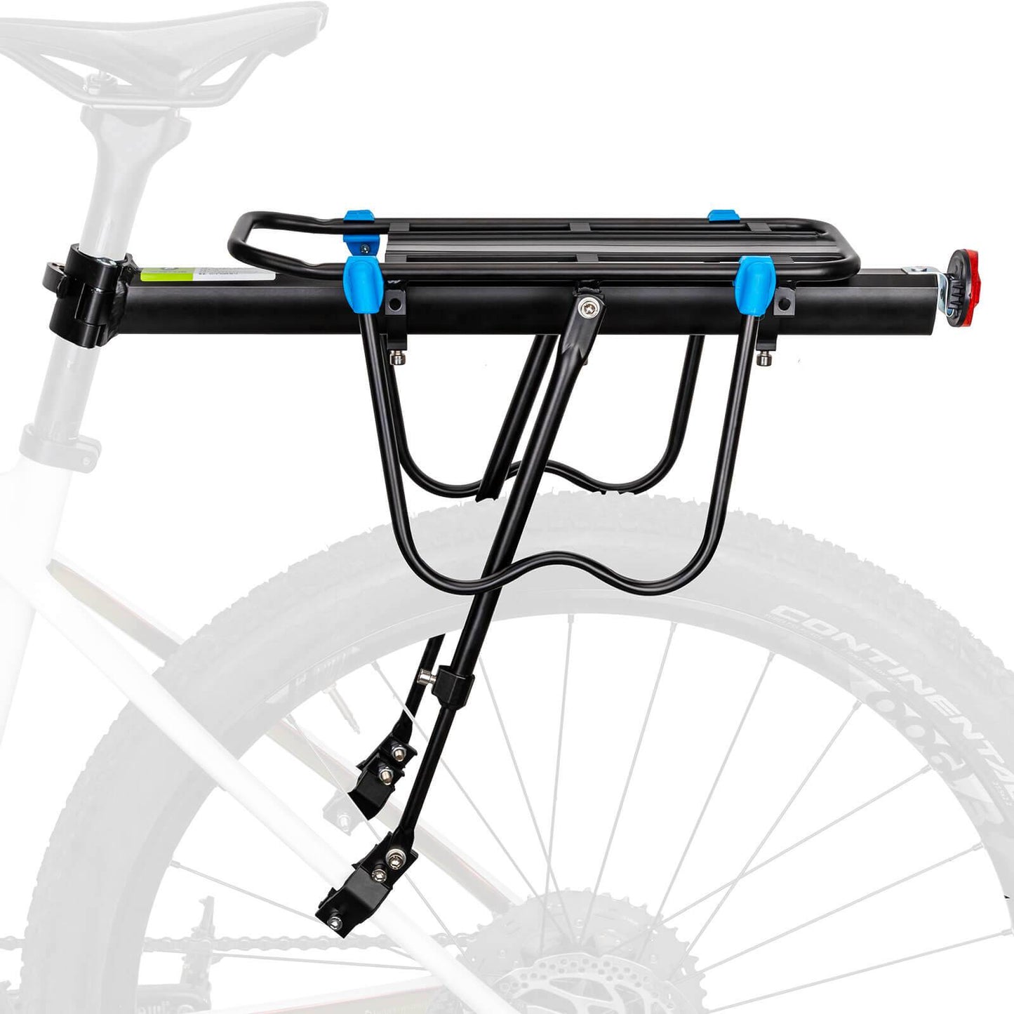 Porte-bagages de vélo avec réflecteur et fixation rapide, 24-29 pouces, ROCKBROS