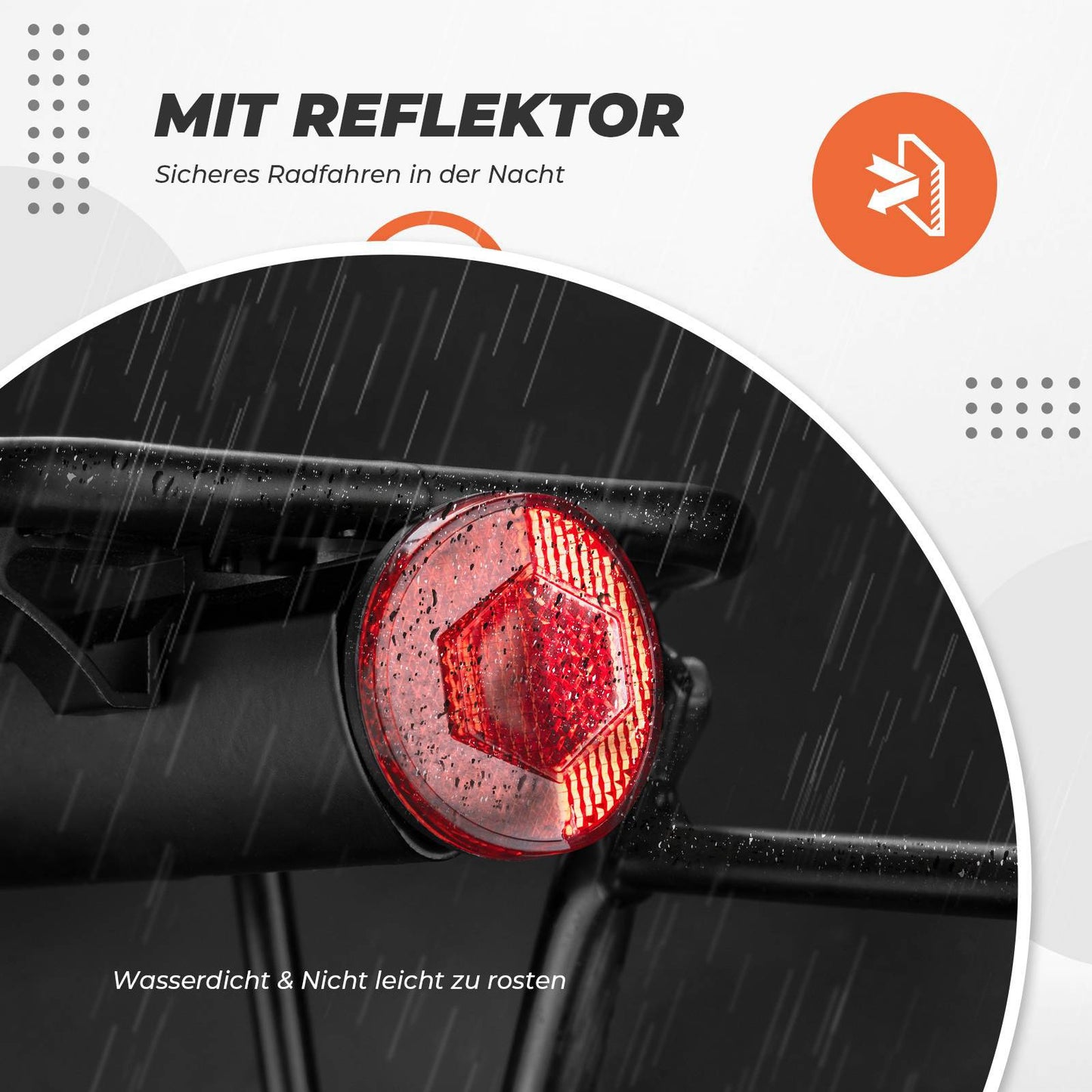 Porte-bagages de vélo réglable avec système de fixation rapide et réflecteur, ROCKBROS